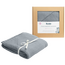 Patura din bambus SENSILLO-43495, cu gluga, (90x85 cm), grafit