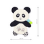 Jucarie din plus fosnitoare BABYONO-7406 1538, Panda Polly, 2 image