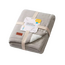 Плед детский  BABYONO-8141 1656/03, хлопковый, 75 х 100 см, серый