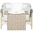 Set lenjerie pentru co-sleeper KIKKABOO Secret Garden Beige, 5 piese