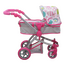 ărucior pentru păpuși MONI Pink Rose (9651B), roz, 4 image