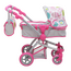 ărucior pentru păpuși MONI Pink Rose (9651B), roz
