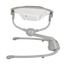 Fotoliu balansoar electric MONI Cloud Premium+ Light Grey, gri, 4 image