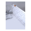 Protecție laterală pentru pătuc VERES Steluță 154.001.03, din 1 piesă, Gri-Alb, 34x120 cm