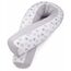 Perna de alaptare VERES Comfort Long 302.01.6, 170x52 cm, stelute alb-gri