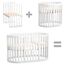 Patut transformabil VERES LD14 Roma All-in-one, fara saltea, alb, 9 image