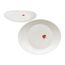 Platou oval BORMIOLI ROCCO Prometeo alb, opalglass, 31.5X26 cm, 2 image