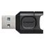 Чтение карт памяти KINGSTON MobileLite Plus, microSD, стильный, портативный, USB 3.2 Gen 1, UHS-II / UHS-I