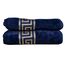 Cuvertura BUMBACEL Grecia, Double, velur, blue marine, 200x220 cm, 2 image