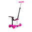 Самокат с ручкой CHIPOLINO Multi Plus pink