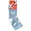 Sosete copii X-BABY int-6, gri cu desen, marime 23-26, 2 image
