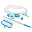 Set de curatare pentru piscina INTEX Deluxe, maner telescopic 279 cm, plasa, aspirator, perie, furtun