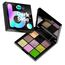 Paleta fard de pleoape 7DAYS B.COLOUR DS, 9 culori, Magic poison 02, 9х1 g