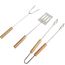 Set ustensile pentru gratar HZD-02, 35 cm, 3 buc, 2 image