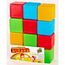Кубики M-TOYS Цветные, 12 шт, изображение 2