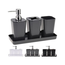 Set pentru baie Bathroom "Linie", din plastic, 4 unitati, 2 image