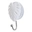 Carlig Tendance Frunze pe ventuze, alb, 7 х 10 cm, 2 image