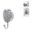 Carlig Tendance Frunze pe ventuze, argintiu, 7 х 10 cm, 3 image