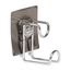 Carlig Tendance autoadeziv, crom, 8 cm, 2 image