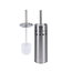 Perie WC, Bathroom, cu suport, cilindru, din inox, 39 cm, 2 image