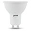 Лампочка GAUSS Black MR16 LED 5W, GU10, 3000К, 500lm, IP20, 1, 10, 100, изображение 2
