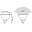 Лампочка GAUSS Elementary MR16 LED 9W, GU5.3, 3000K, 640lm, IP20, изображение 5