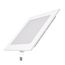 Спот LED GAUSS Ultra Slim, Встраиваемый, Квадратный, 15W, 3000K, 990lm, IP20, 170x170x22мм, 1, 20, теплый свет