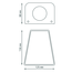 Corp de iluminat gradina GAUSS Sigma GD163, 1xGU10, max. 1x35W, 170-240V, IP54, 1 buc, 7 image