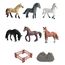 Set cu 11 figurine Wild Animals Cai, in tub, ZJA325810, 3 image