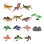 Set cu 14 figurine Wild Animals Reptile, in tub, ZJA325814, 3 image