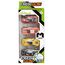 Set cu 4 masini Crash Racing mecanism pull-back, metal, ZJA315025, 3 image