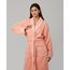 Halat de baie BUMBACEL Hotelier Moher+cutie, Piersic, Marime:XL, 2 image