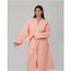 Halat de baie BUMBACEL Hotelier Gofrat, Piersic, Marime:XL, 4 image