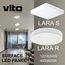 Corp de iluminat LED VITO LARA-S аplicat, 24W, 6000K, alb, D 292 х 292, рatrat, 1, 20