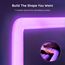 Настенные светильники GOVEE Wall Lamps Glide RGBIC Wall Light, Wi-Fi + BT / Multicolor, (6+1), изображение 6