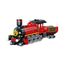 Set de constructie 3in1 Tren rosu JIE STAR JJ9023, ZJA351336, 305 elemente, 2 image