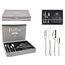 Set de tacimuri PINTI Palladium, inox, 24buc, 2 image