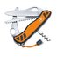 Cutit pliabil VICTORINOX 0.8341.MC9 Hunter XTM Grip, orange/black
