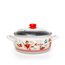Cratita emailata METALAC Kitchen, capac din sticla, 24 cm, 5l, 2 image