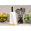 Suport ARDESTO Midori, pentru prosoape din hartie, din metal si bambus, 15x34 cm, 5 image