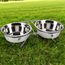 Set de boluri 4DOG, inox, 2 x 0.95 l