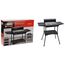 Gratar BBQ electric, cu capac si plasa, 65x45x110cm, 2 image