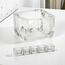 Set sfesnice din sticla 5х5cm, transparente, 5 buc.