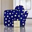 Manusa si suport oala BUMBACEL Blue Peas, 26x18/20x20 cm