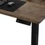 Masa de birou SENSE7 Nojo Black/Oak, 120 x 60 cm, 4 image