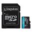 Карта памяти KINGSTON microSD 256GB + адаптер SD, изображение 2